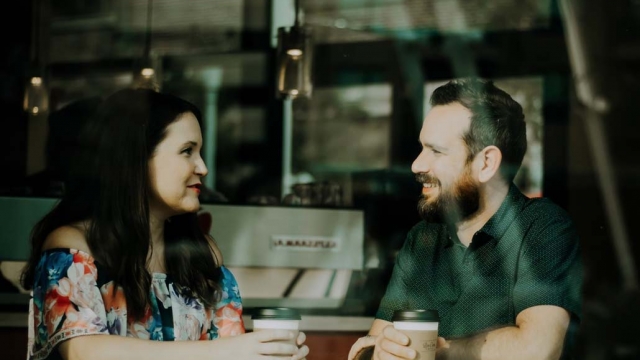 Two friends chatting